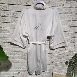 Apt. 9 White Mrs. Bridal Robe, Size X-Small